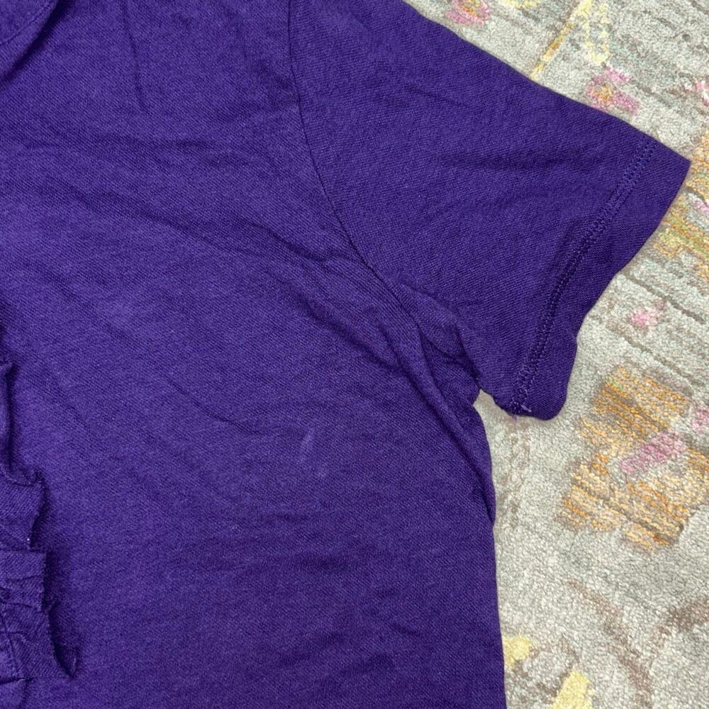 Tory Burch purple shirt sz xl - Picture 4 of 4